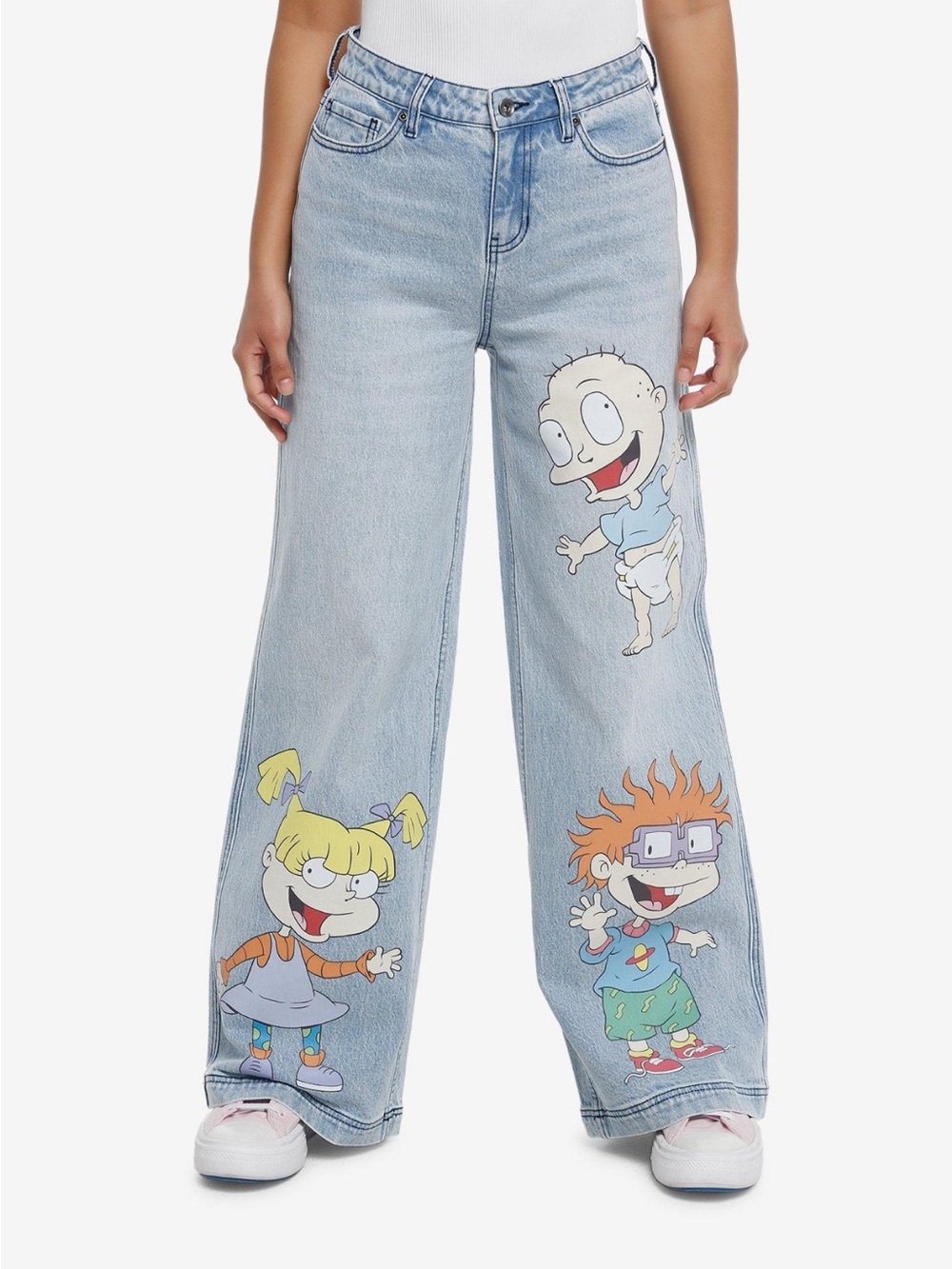 Hot topic-Rugrats wide leg jeans - Picture 3 of 4